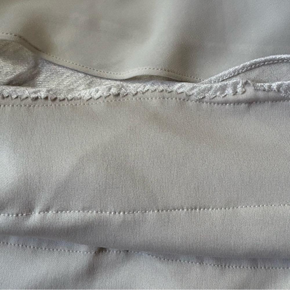 SL Fashions Champagne Tiered Mini Dress - Picture 5 of 6